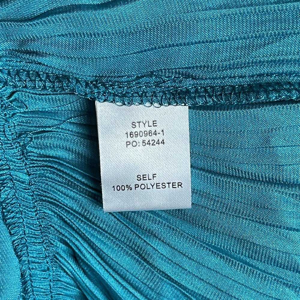 Current Air Cara Sleeveless Pleated Mini Dress Turquoise Size S - Picture 11 of 16